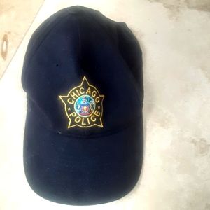 Chicago Police Souvenir Cotton Twill Baseball Cap By Head Shots, Adjustable Band